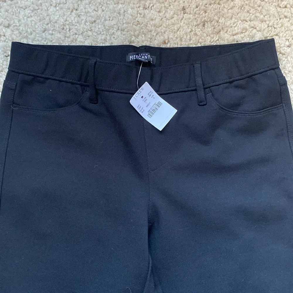 NWT J.Crew Mercantile Gigi Black Ponte Pants - Picture 3 of 6